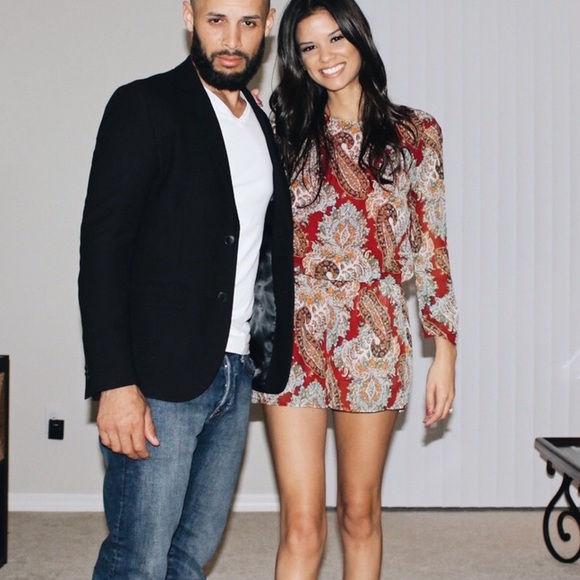 Lucca Couture Ornate Print Romper - Picture 4 of 6